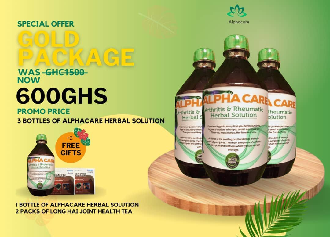 Alphacare Gold Package — 3-month joint supplement supply